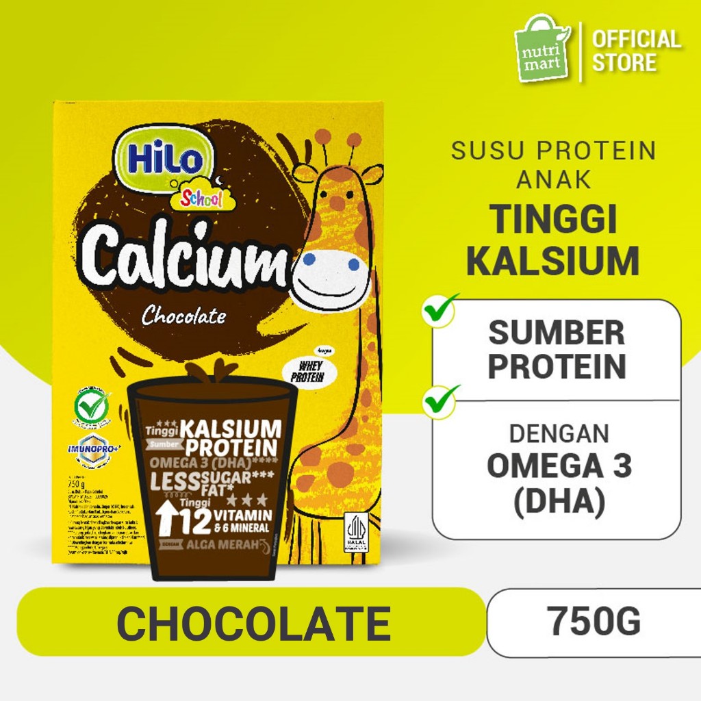 

HiLo School Chocolate 750 gram - Susu Tinggi Kalsium Rendah Lemak