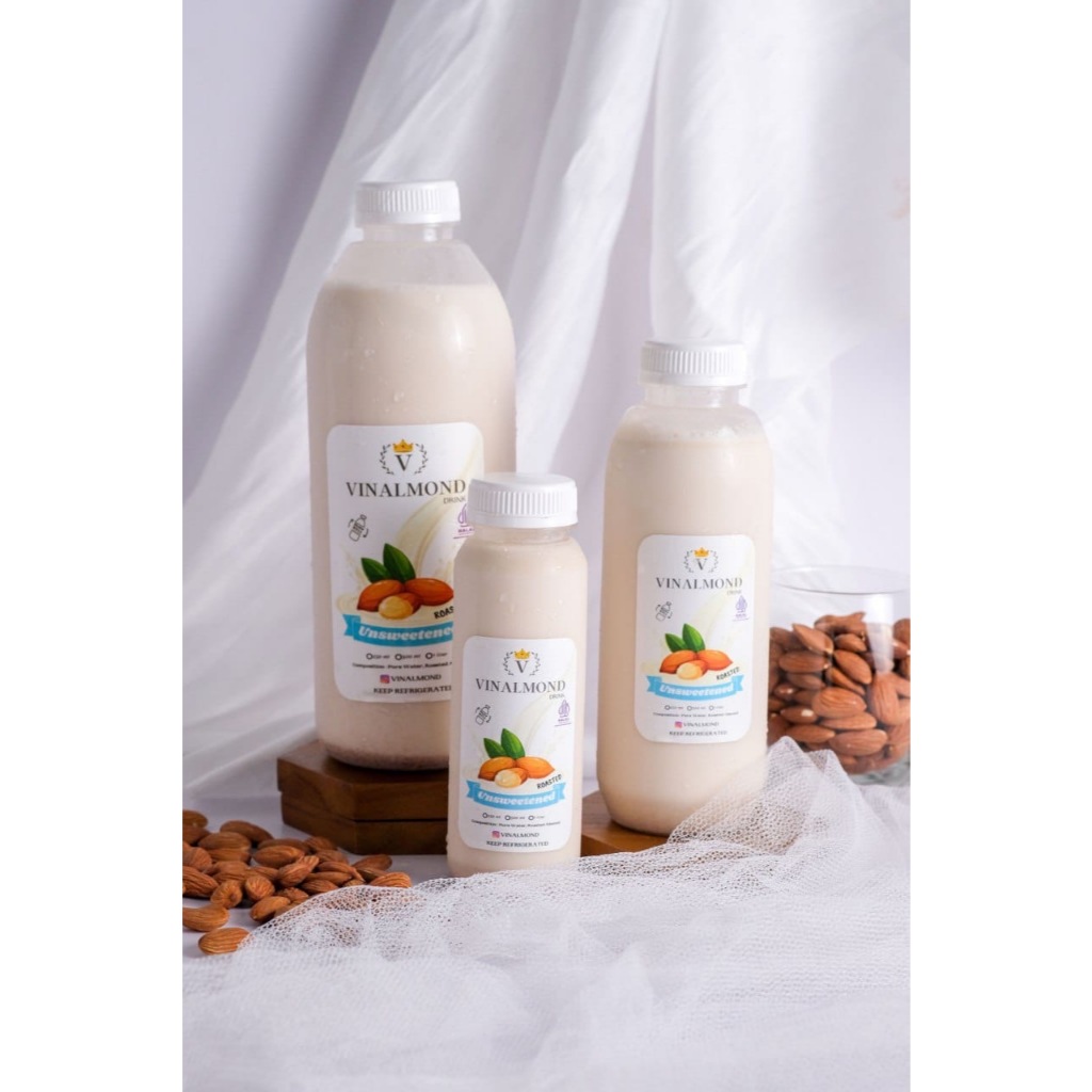 

Susu Almond VinAlmond Varian Unsweetened or Plain tanpa pemanis