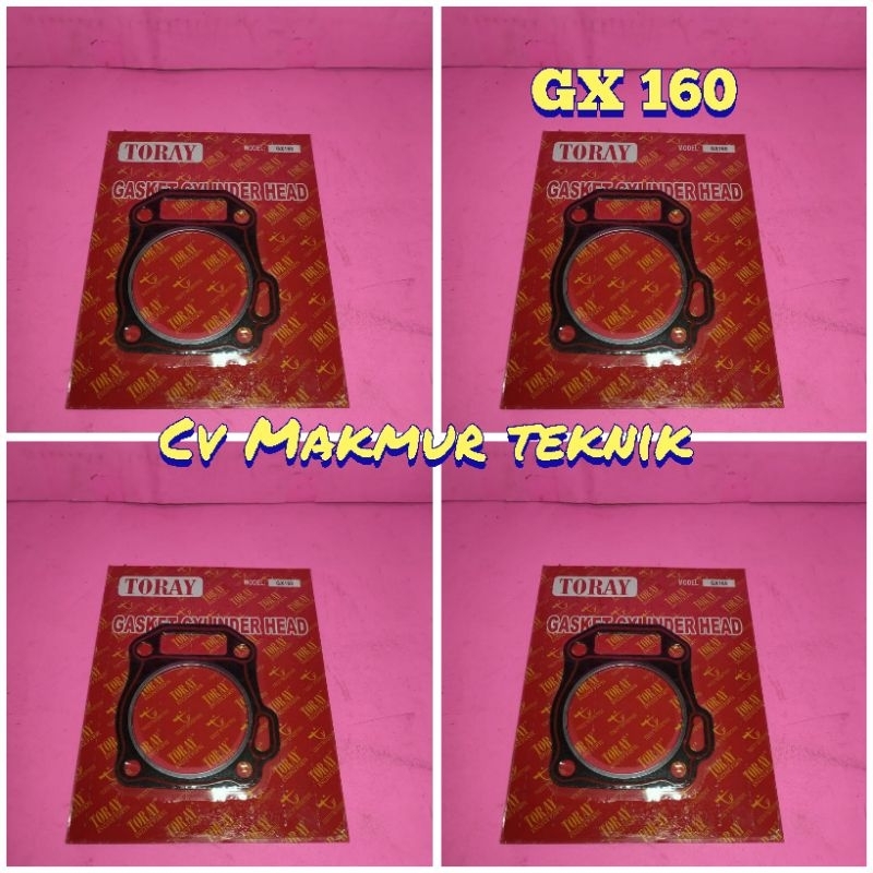 Perpak head GX 160 , paking kop GX 160 , gasket head GX 160