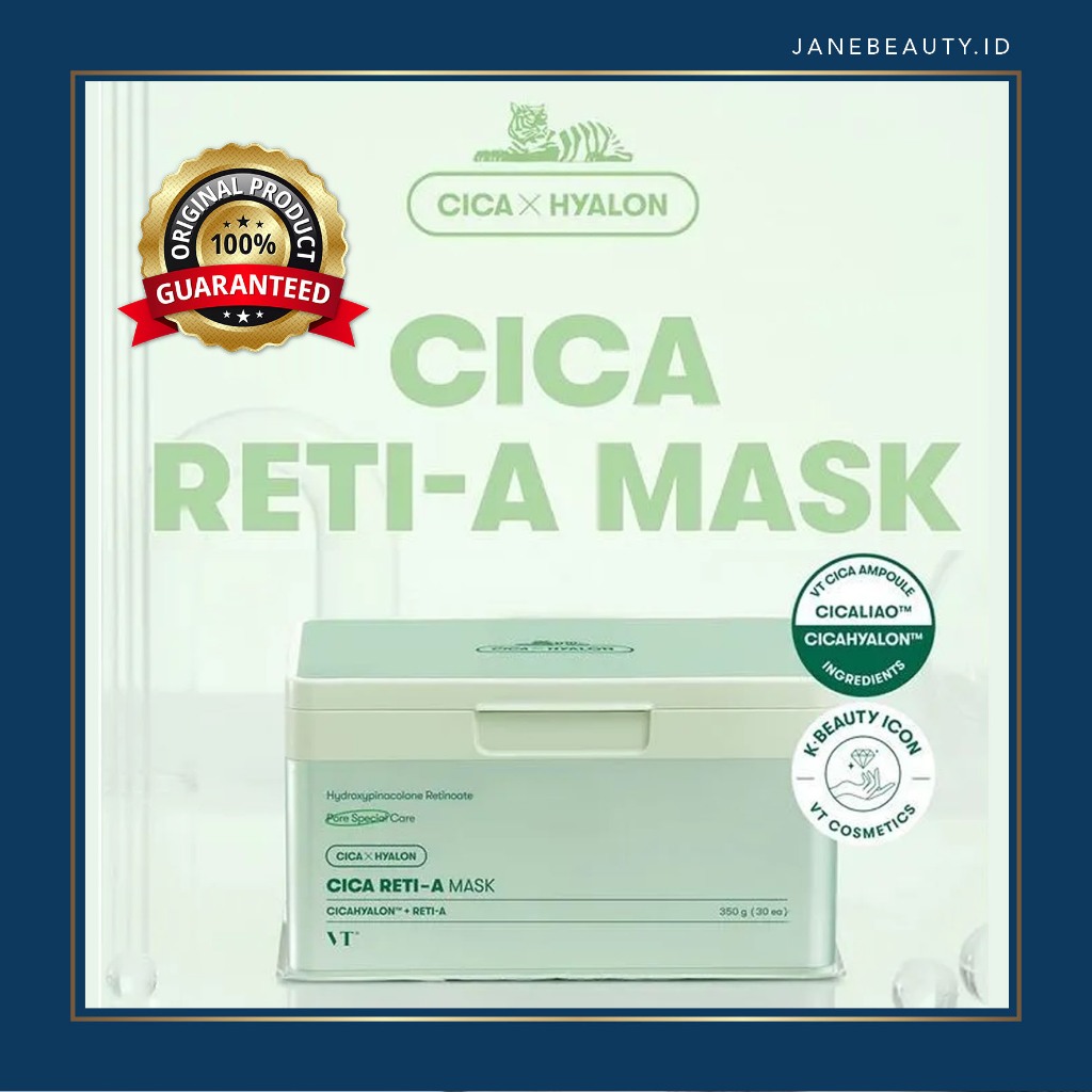 JANE BEAUTY - VT COSMETICS Cica Reti-A Mask