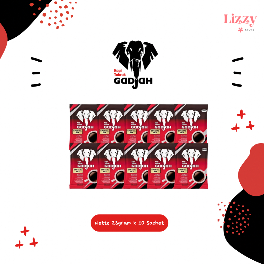 

Kopi Tubruk Gadjah Special Mix 23gram x 10Sachet