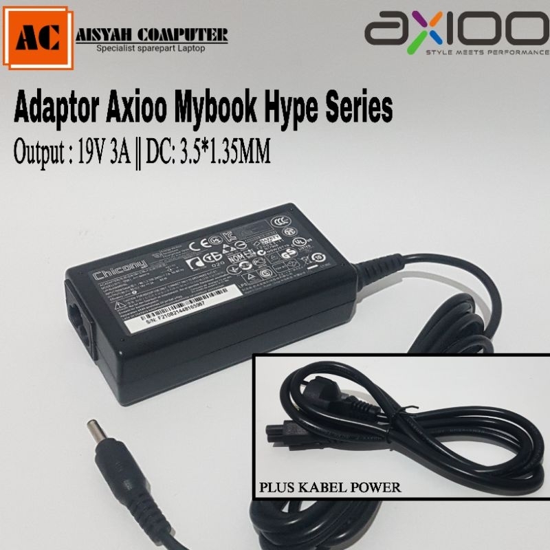 Adaptor charger Laptop Libera Y Series - 19V 3.0A DC:3.5*1.35MM 60Watt