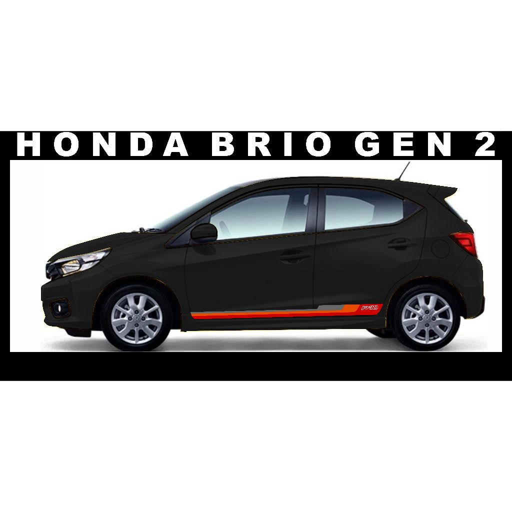 STICKER MOBIL HONDA BRIO LIS MOTIF JDM [K-1] STIKER MOBIL HONDA BRIO