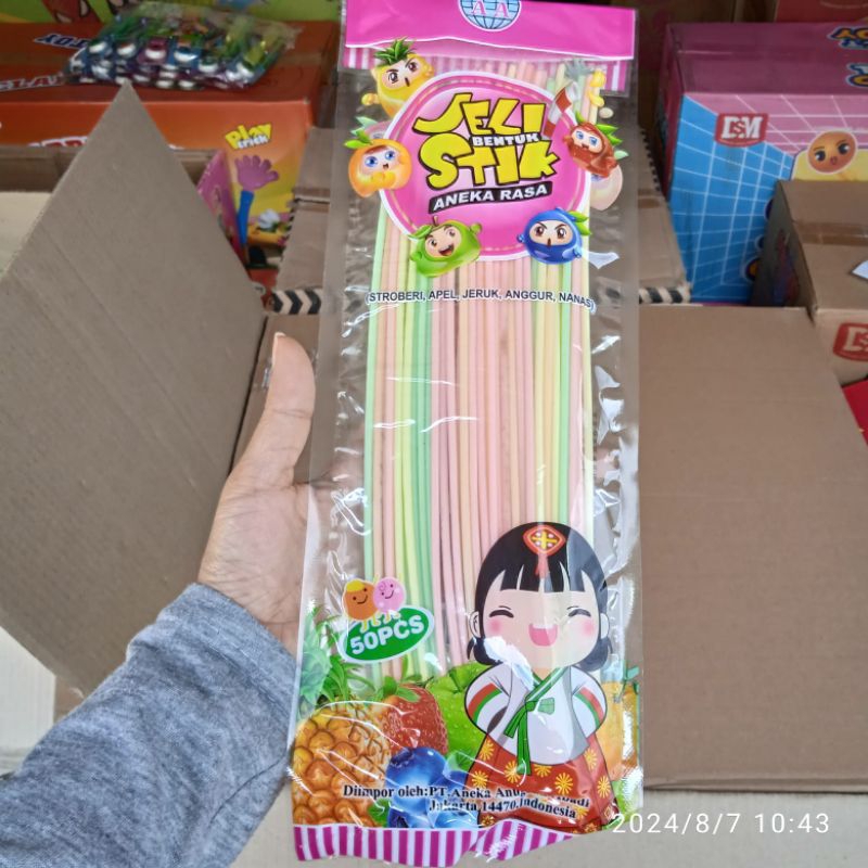 JELI YOGURT STICK ISI 50 / YUMM JELI STIK ANEKA RASA
