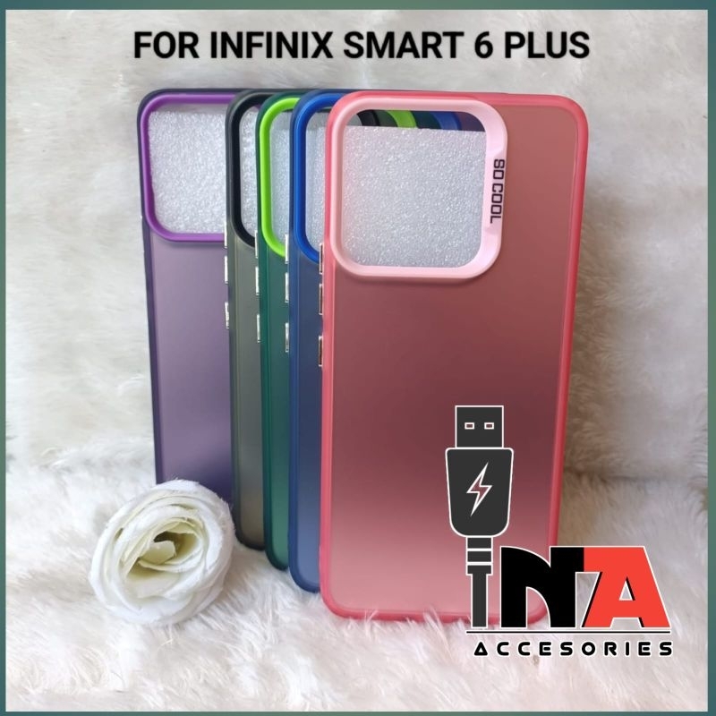 Case Plate Imd Hologram Infinix Smart 6+/Plus Softcase Glossy