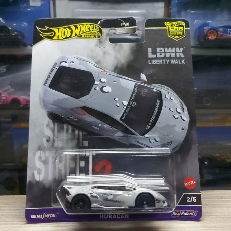 HOT WHEELS LB WORKS LAMBORGHINI HURACAN - LBWK - SLIDE STREET - PREMIUM - ORIGINAL HOTWHEELS