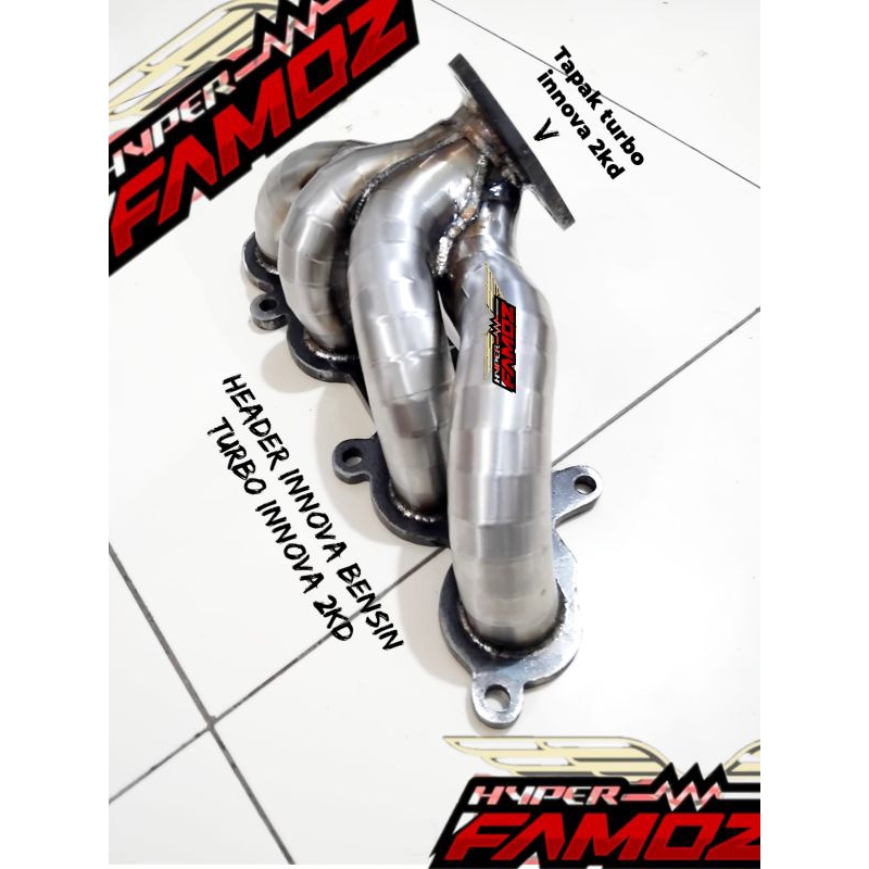 header turbo Innova bensin flang turbo Innova 2kd manifold custom mobil toyota