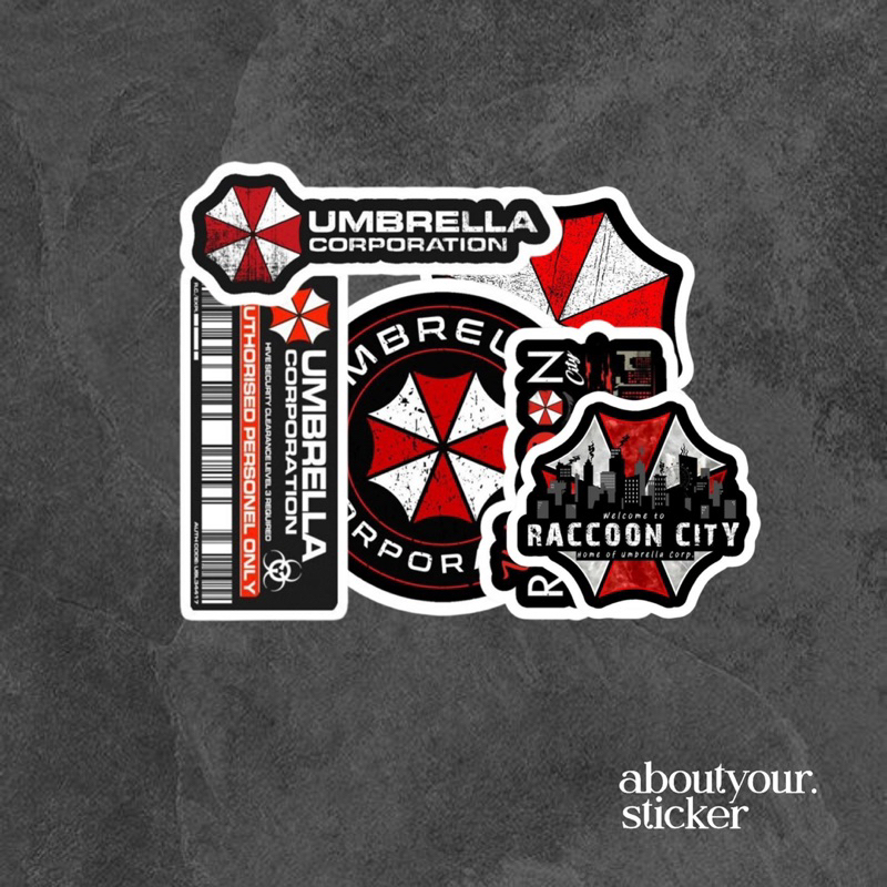 

Sticker RE Umbrella isi 6pcs