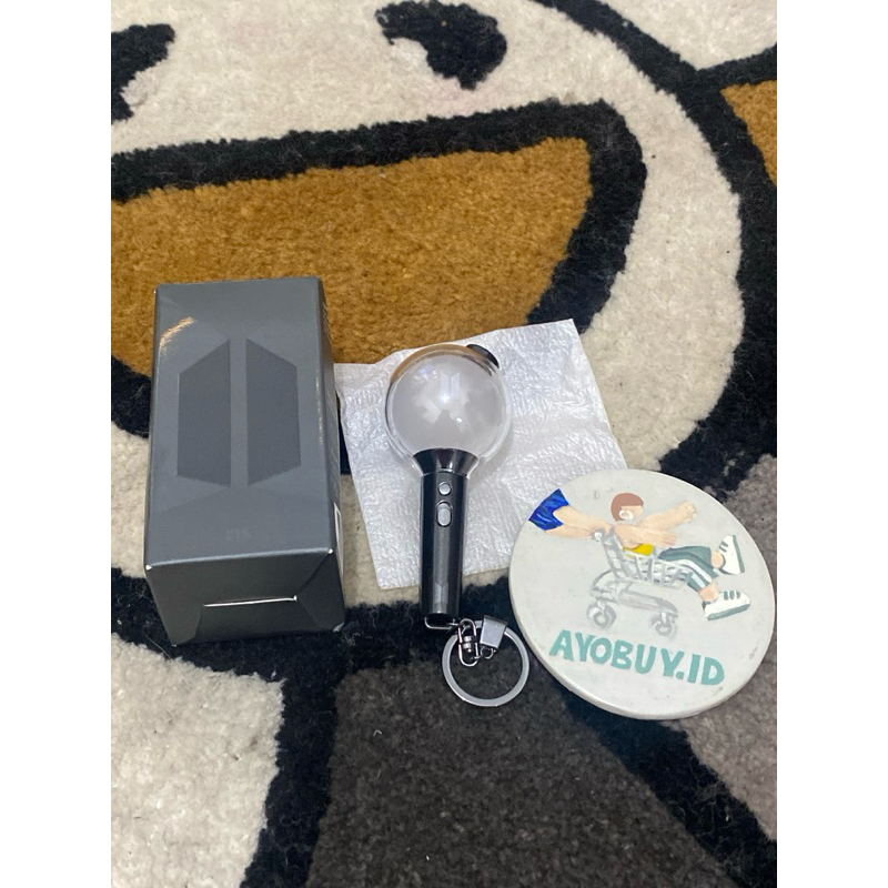 [AYOBUY.ID] OFFICIAL BTS LIGHTSTICK KEYRING SE