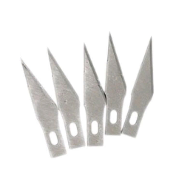 

Refil isi ulang pisau ukir seni isi cutter hobby crafting art knife metal handle blade pisau bonsai sayat ukir