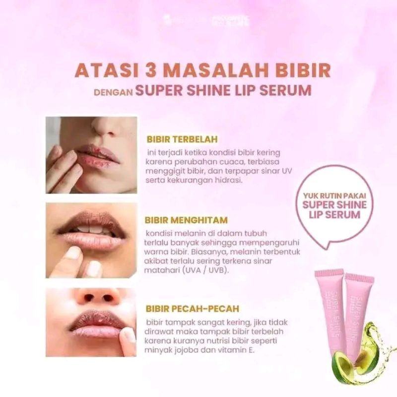 Super Shine Lip Serum || Serum Ms Glow || Lip Serum Ms Glow