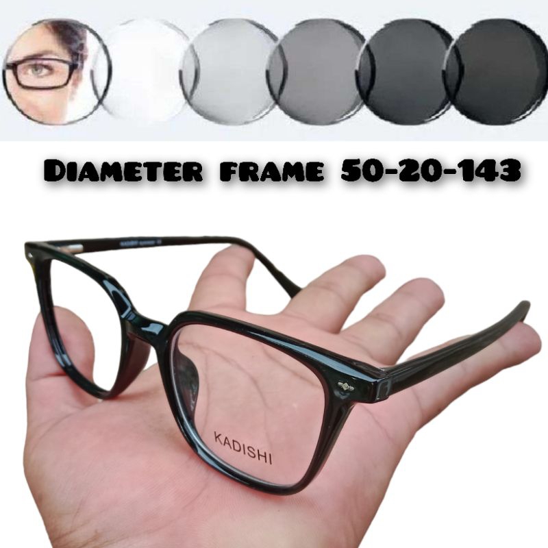 kacamata kadishi paket hemat gratis lensa photocromic