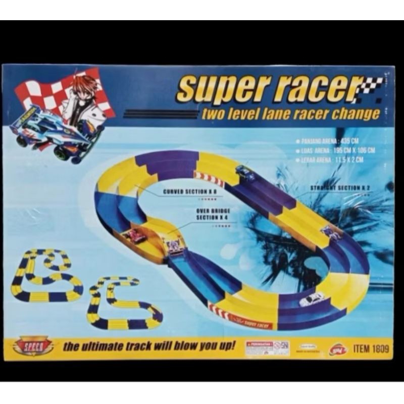 TREK TAMIYA SIRKUIT /ARENA MAINAN TAMIYA 2 JALUR WARNA