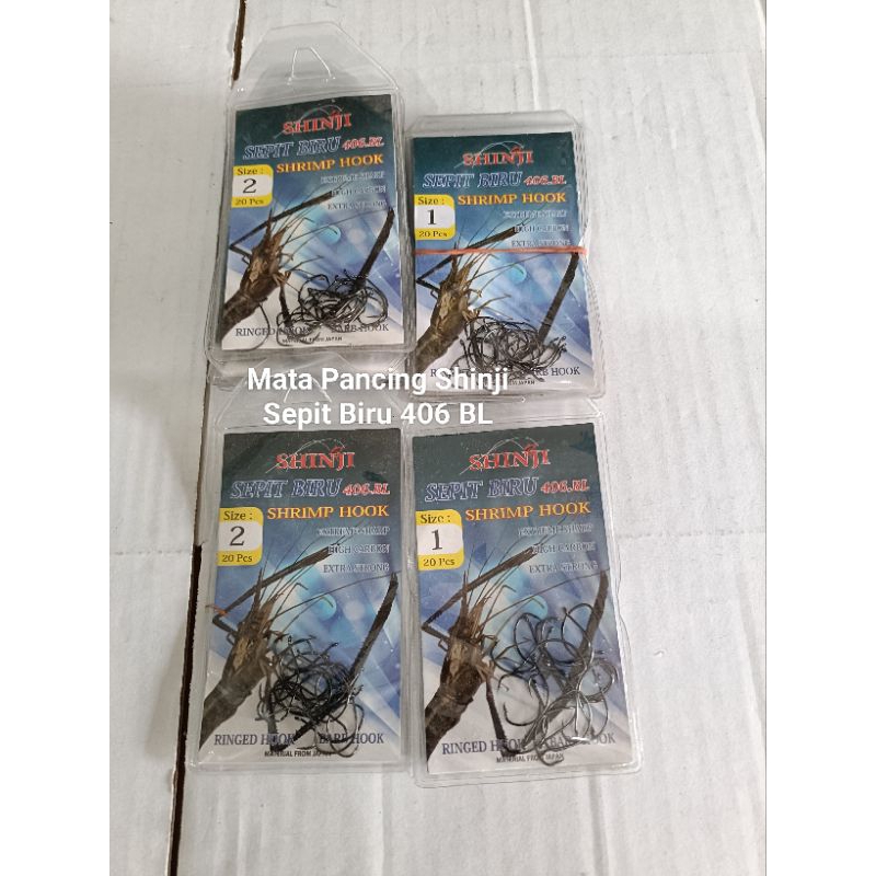 Mata Pancing Udang Shinji Sepit Biru 406BL
