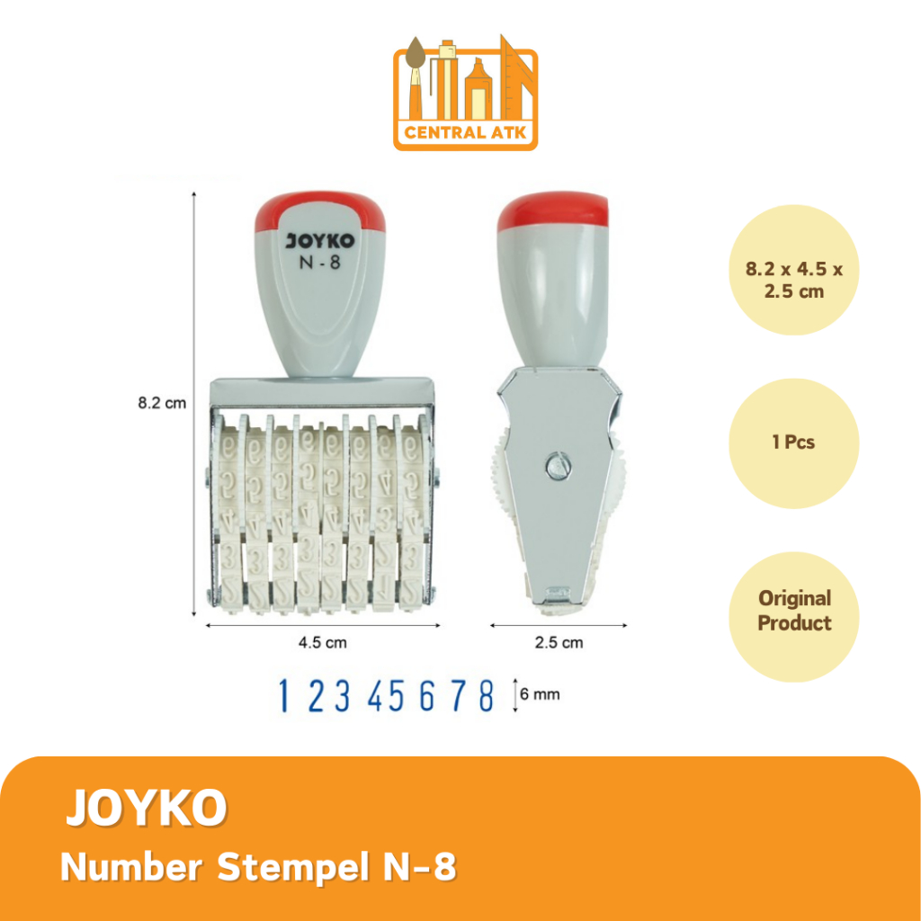 

NUMBER STAMP / STEMPEL NOMER JOYKO N-8