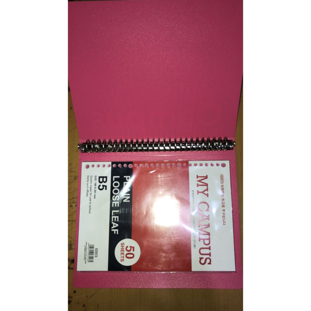 

BINDER B5 + LOOSE LEAF 50