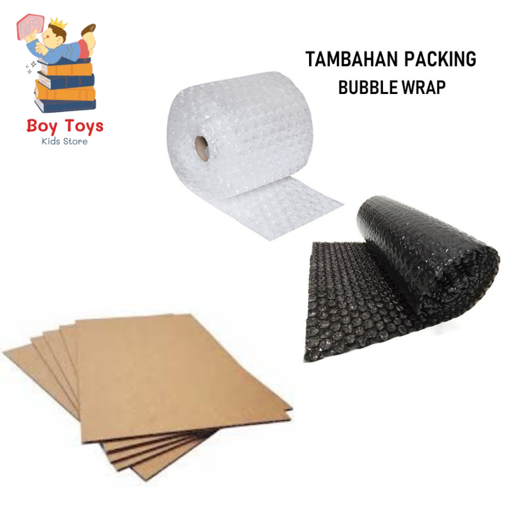 

Packing Tambahan Bubblewrap dan Kardus Pengaman Packing