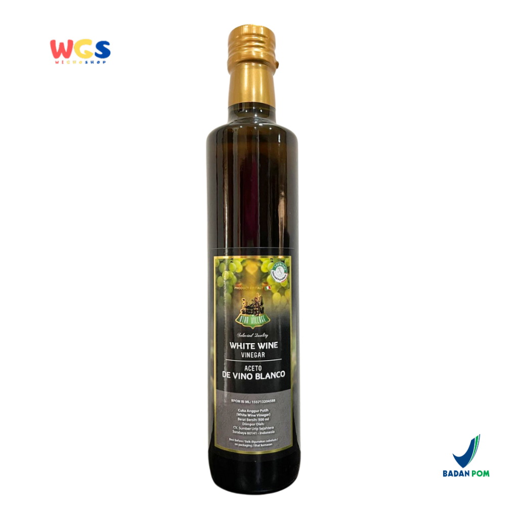 

STAR VILLAGE White Wine Vinegar Aceto Di Vino Blanco 500ml - Cuka Anggur Putih