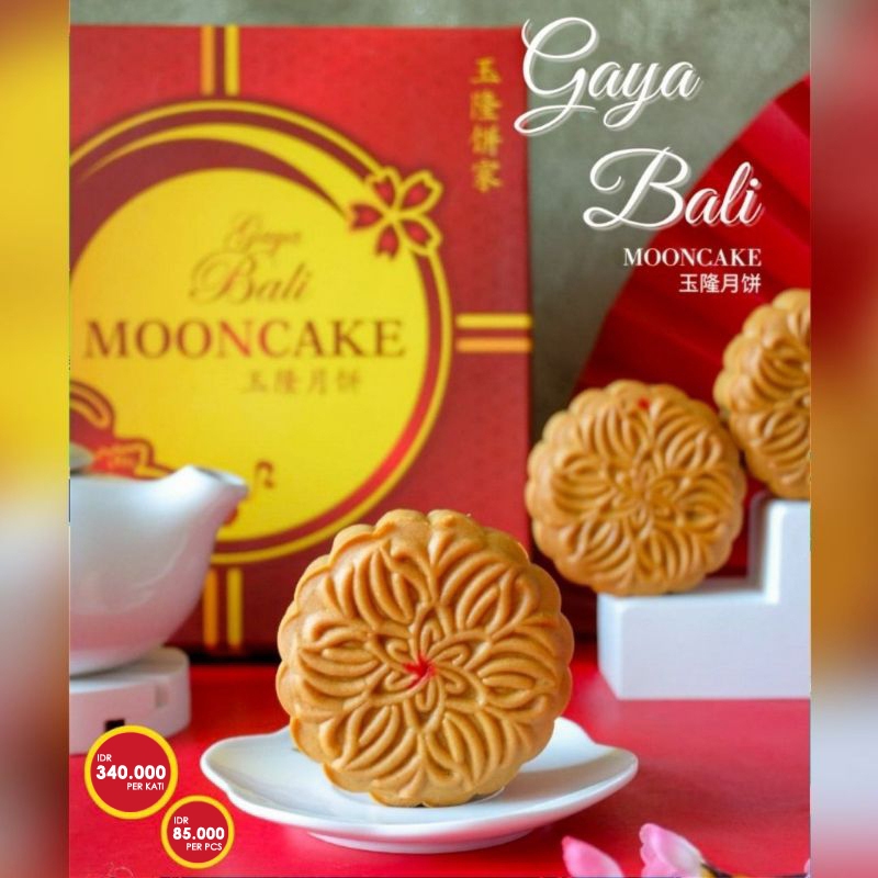 [EARLY BIRD PROMO] Mooncake Gaya Bali Kulit Coklat/Kue Bulan/Tong Jiu Pia/Hampers Mooncake