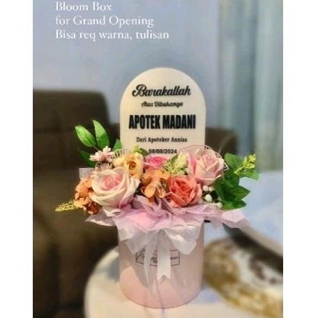 

BLOOM BOX FOR GRAND OPENING BISA REQUEST