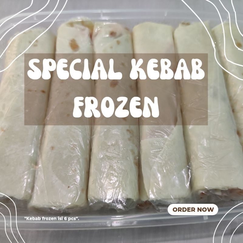 

SPECIAL KEBAB frozen HALAL isi 6 pcs