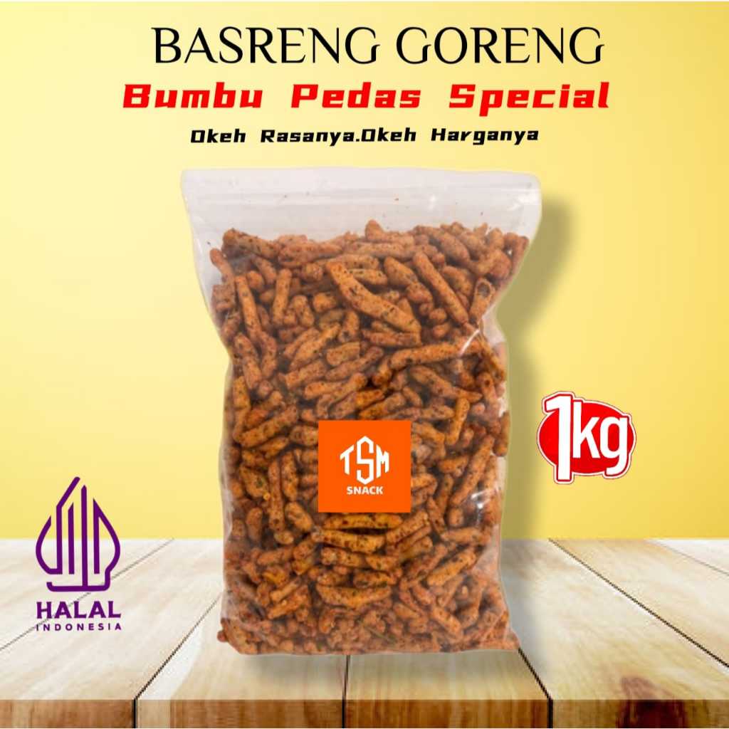 

BASRENG PEDAS DAUN JERUK 1 KG BUMBU PEDAS SPECIAL GURIH MANIS