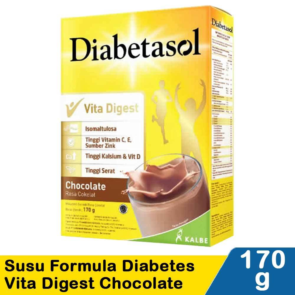 

Diabetasol Susu Formula Diabetes Vita Digest Coklat - Vanilla 170G