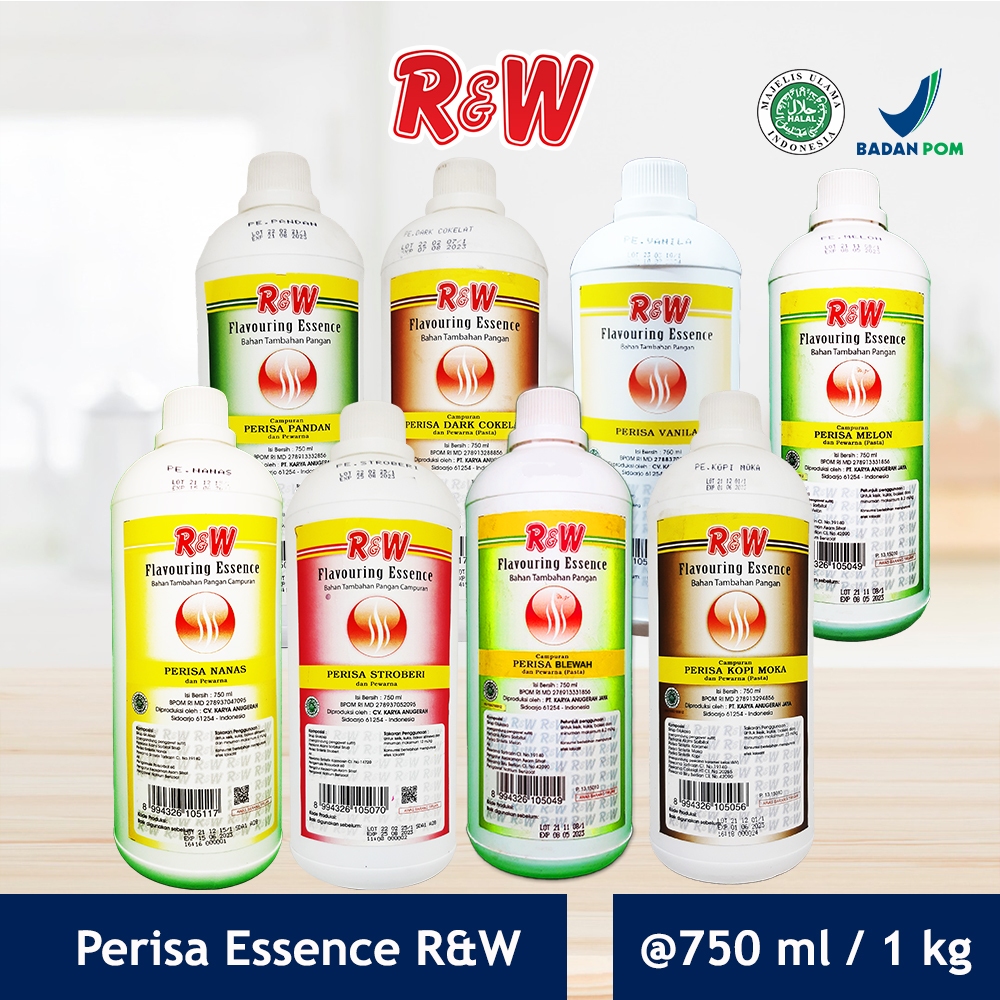 

Perisa Pasta Essence Makanan Minuman Rajawali R&W RW 750 ml 1 kg