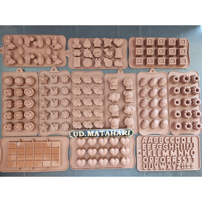 Cetakan Silikon/Cetakan Silicon/Silicone Puding/Silikon Coklat