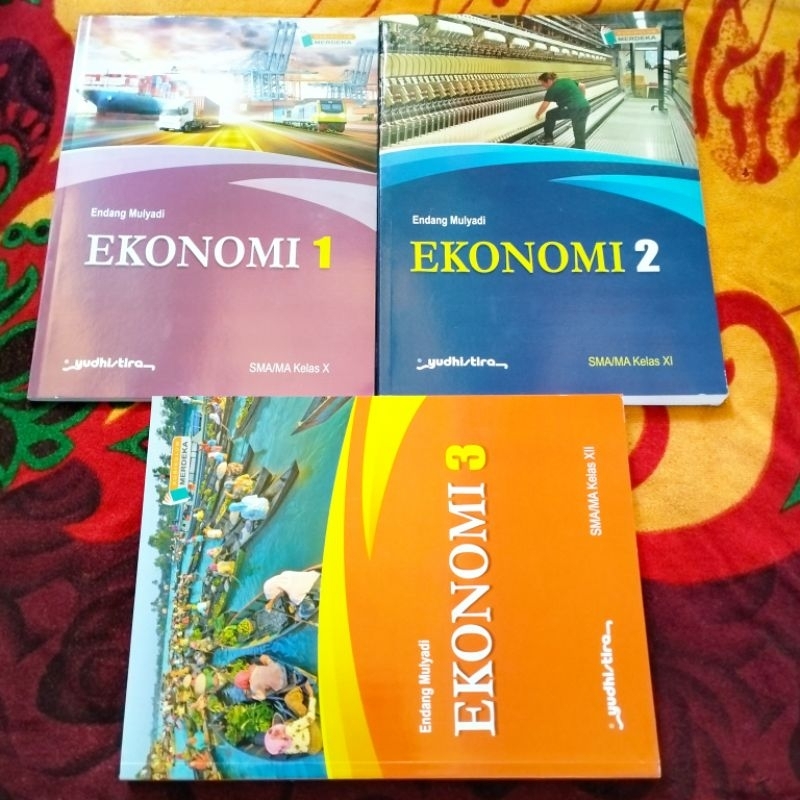 ORIGINAL BUKU EKONOMI KELAS 10 11 12 SMA/MA KURIKULUM MERDEKA YUDISTIRA