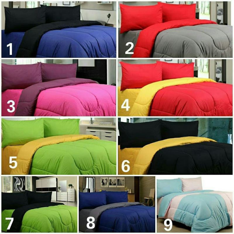Sprei katun lokal || Sprei anti geser || Sprei homemade || Sprei set Warna Polos