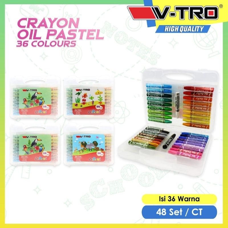 

crayon 36 warna / oil pastel crayon 36 warna kualitas bagus