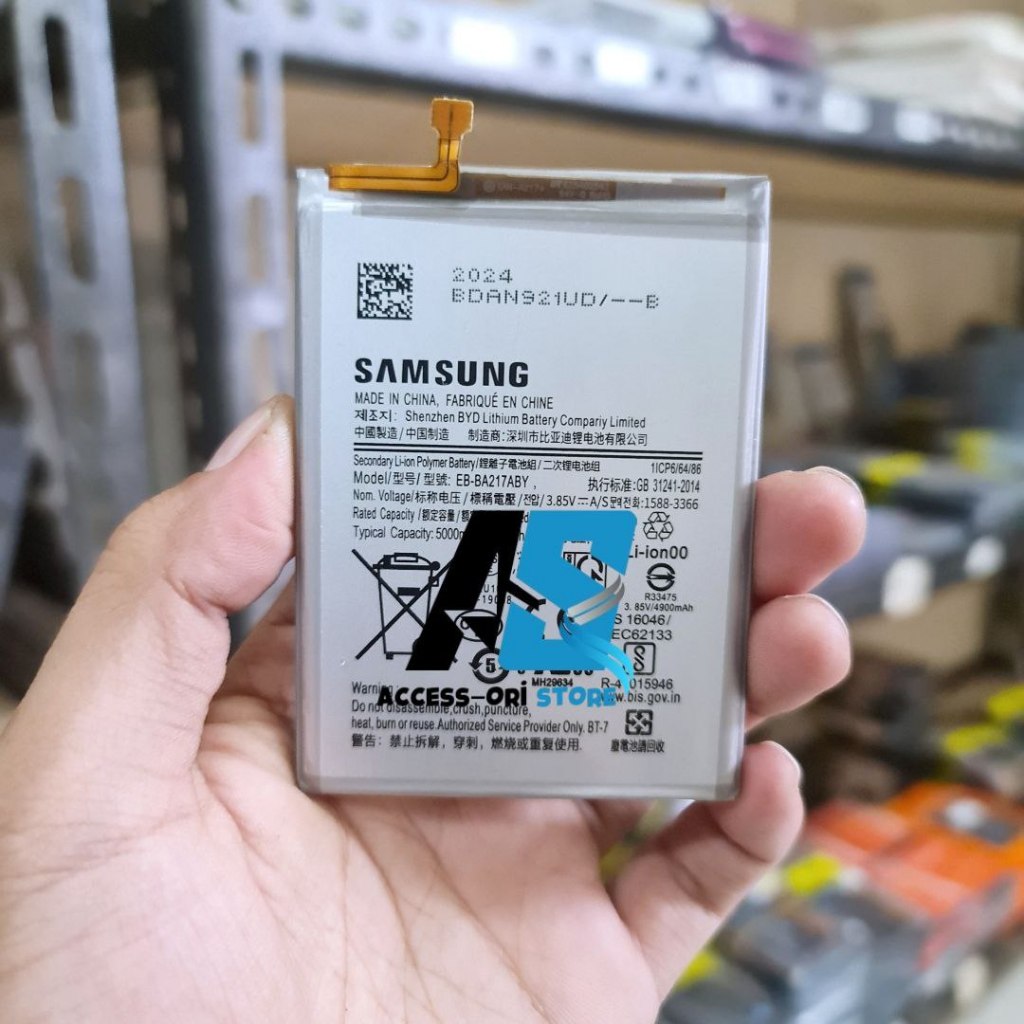 Batre Baterai EB-BA217ABY Original HP Samsung Galaxy A22 4G SM-A225F Batrei Battery Tanam