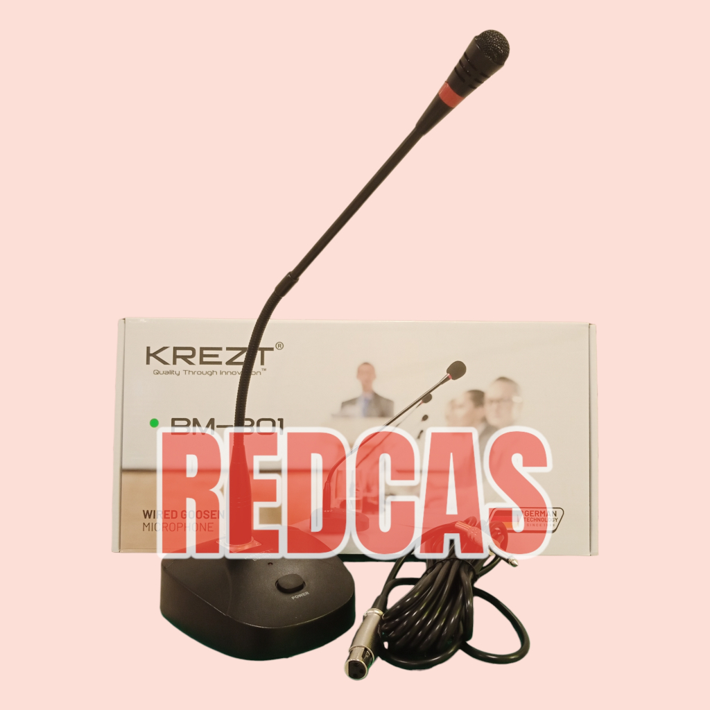 KREZT BM-301 MICROPHONE GOOSENECK BM301 MIC MEJA MEETING BM 301