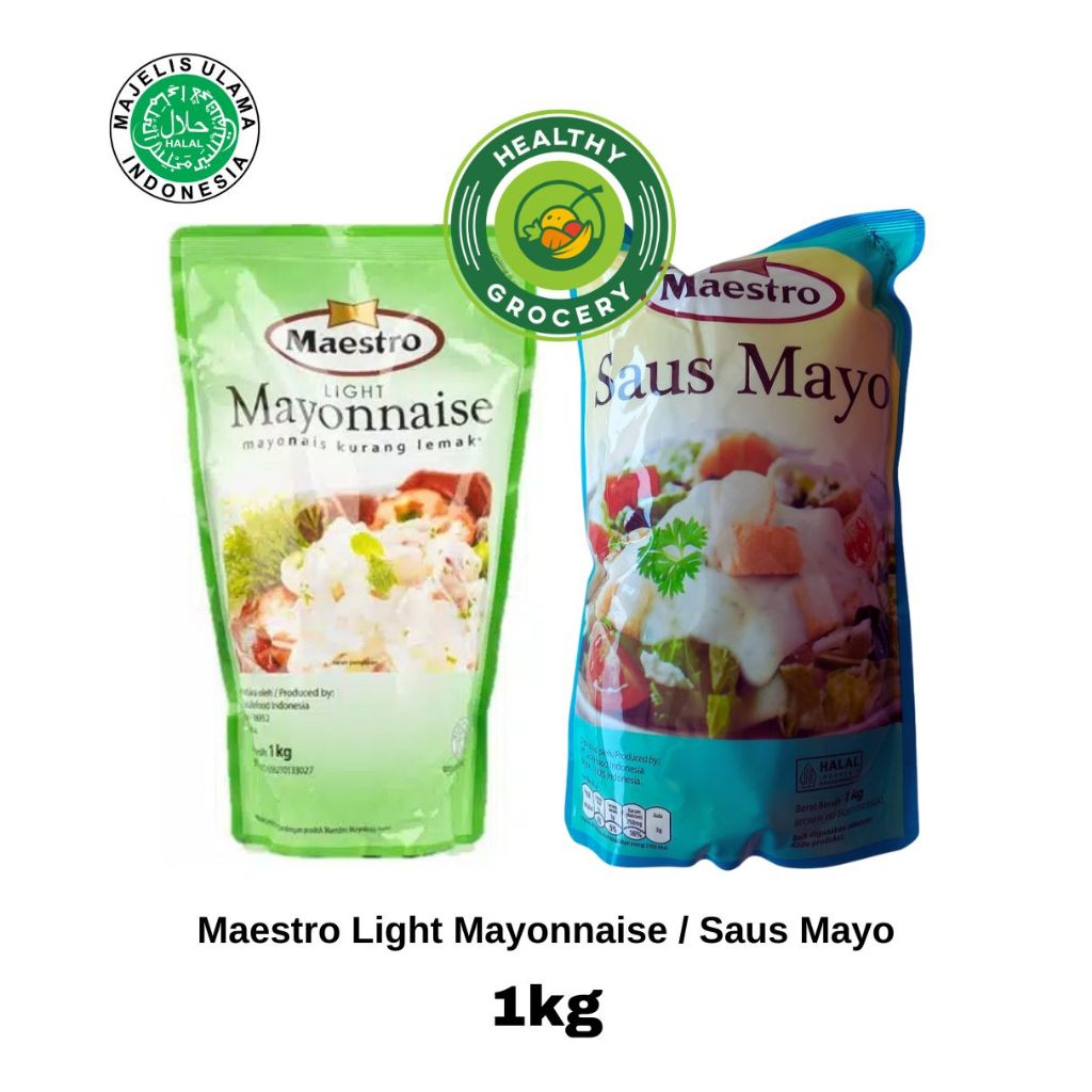 

Maestro Mayonais Light 1kg / Maestro Saus Mayo 1kg