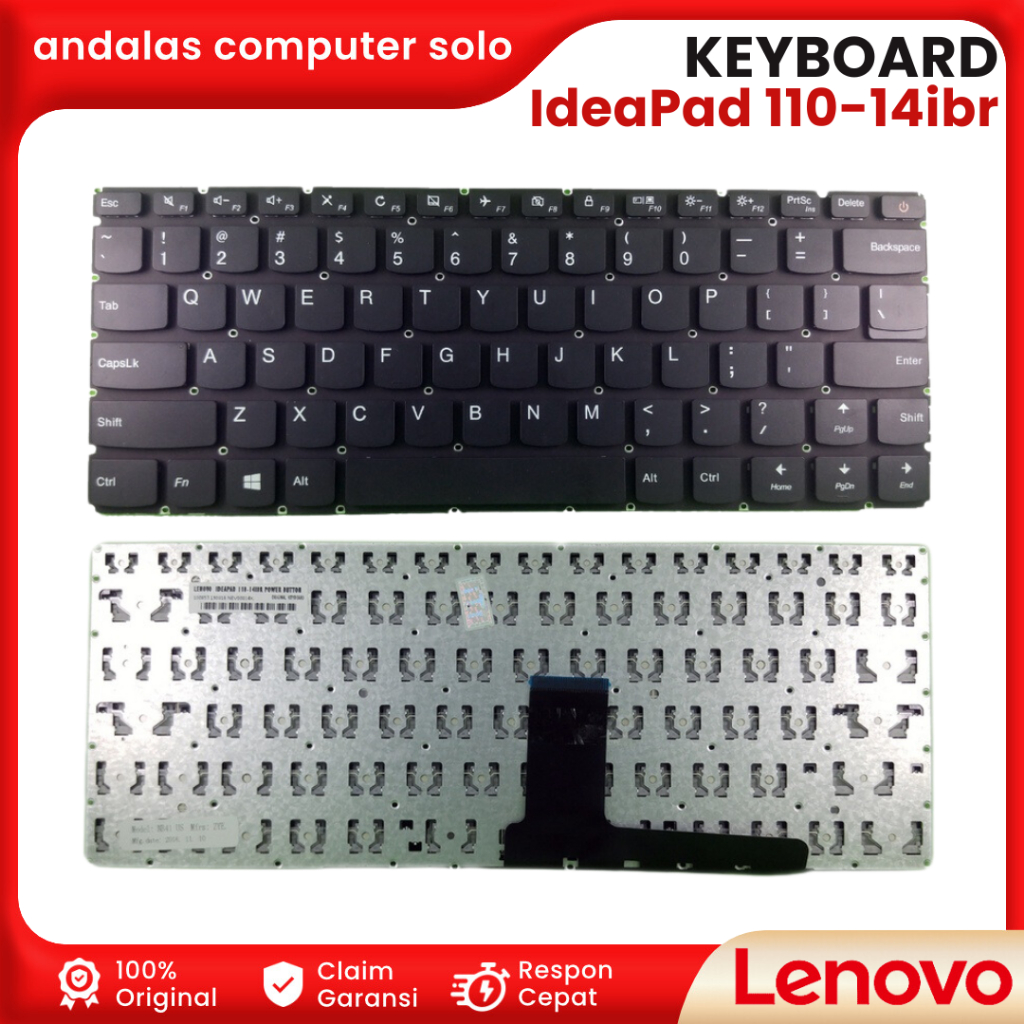Keyboard Laptop Lenovo IdeaPad 110-14ibr Internal Keyboard