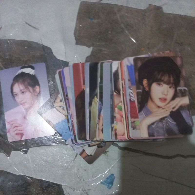 photocard ive scout doff glossy