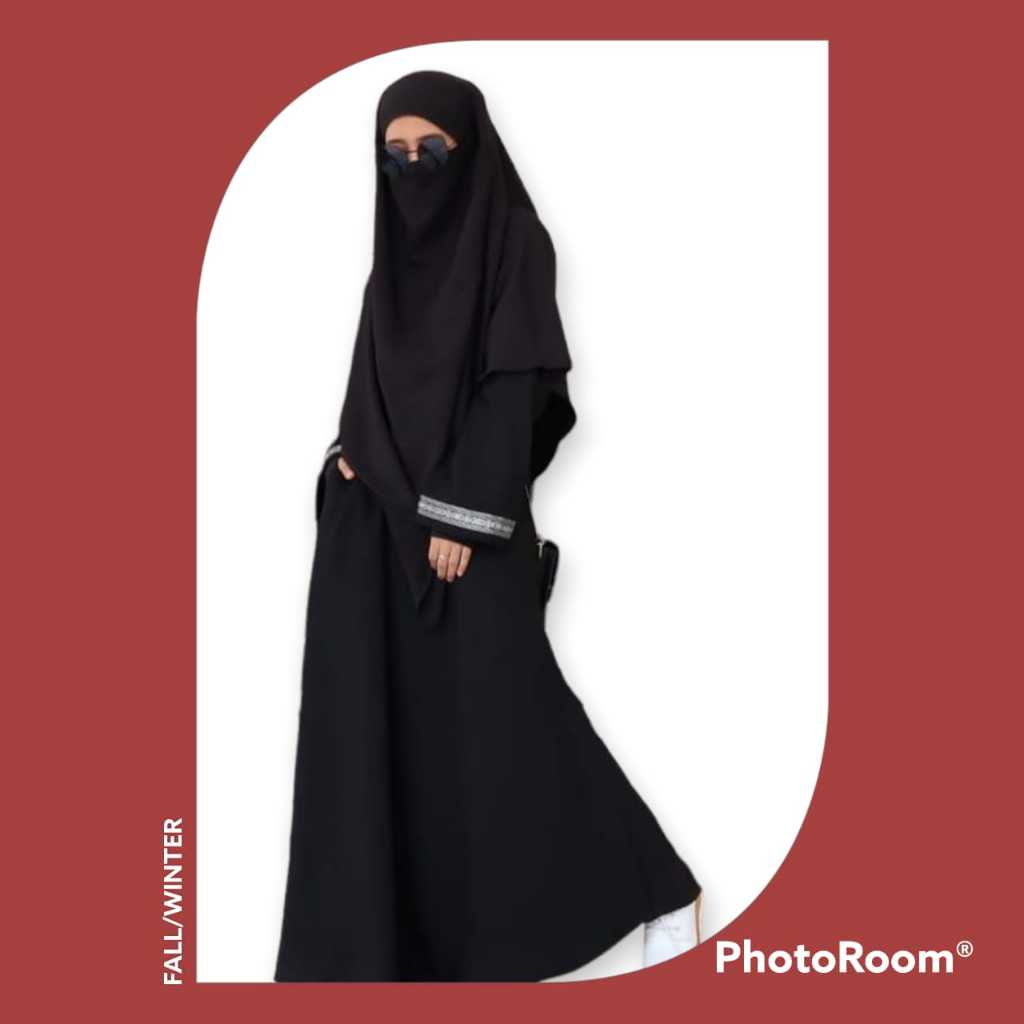 Basic Abaya Tangan List  (BISA COD)