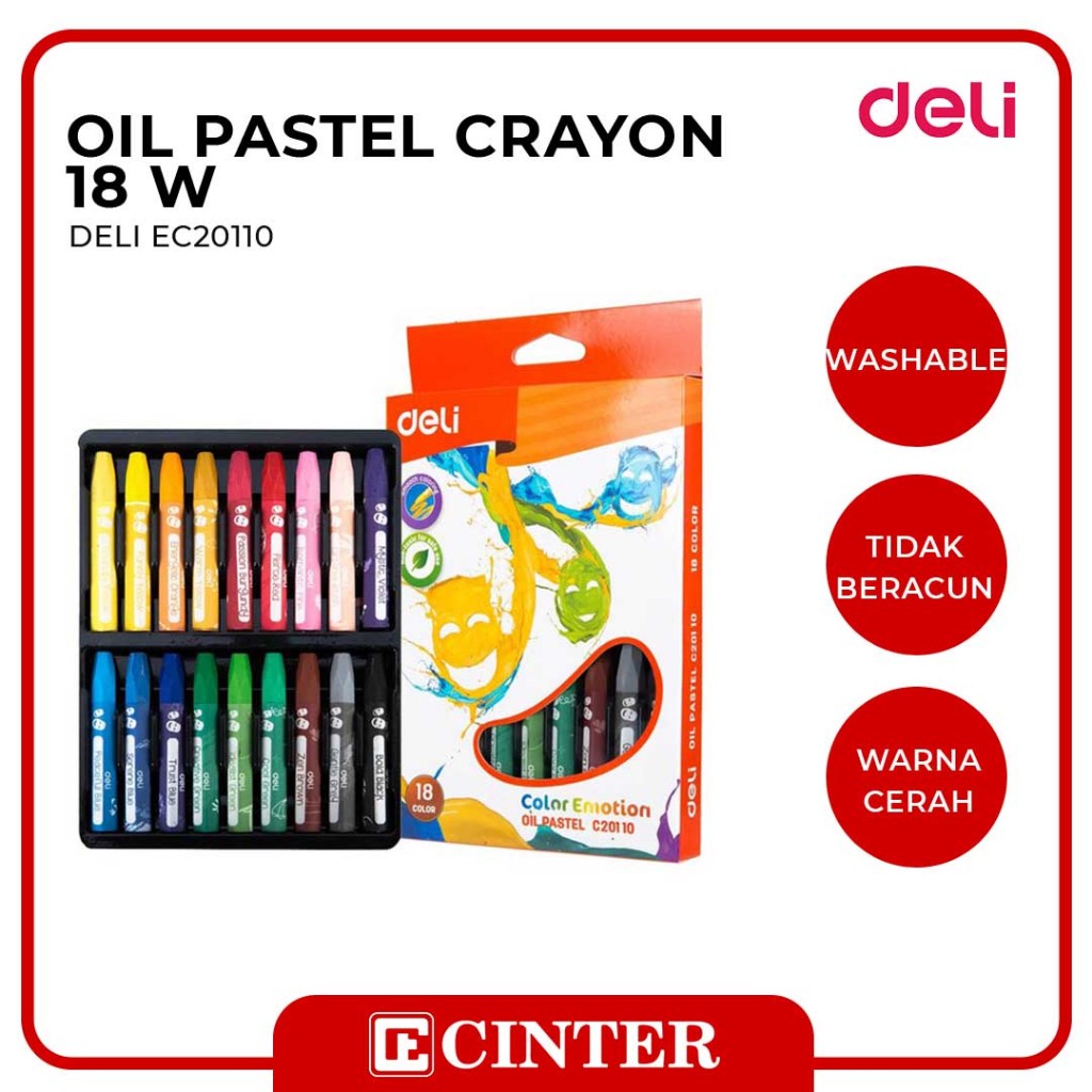 

DELI - PEWARNA / KRAYON / CRAYON 18 WARNA EC20110