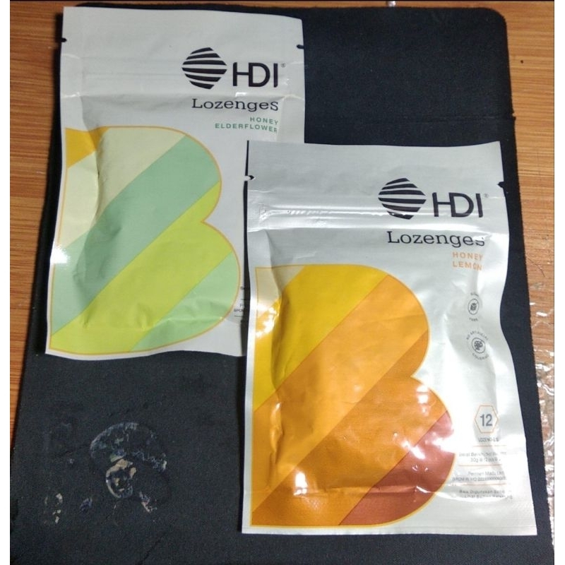 

Permen LOZENGES HONEY ELDER FLOWER / Honey Lemon isi 12 butir pelega tenggorokan batuk bebas gula sugar free