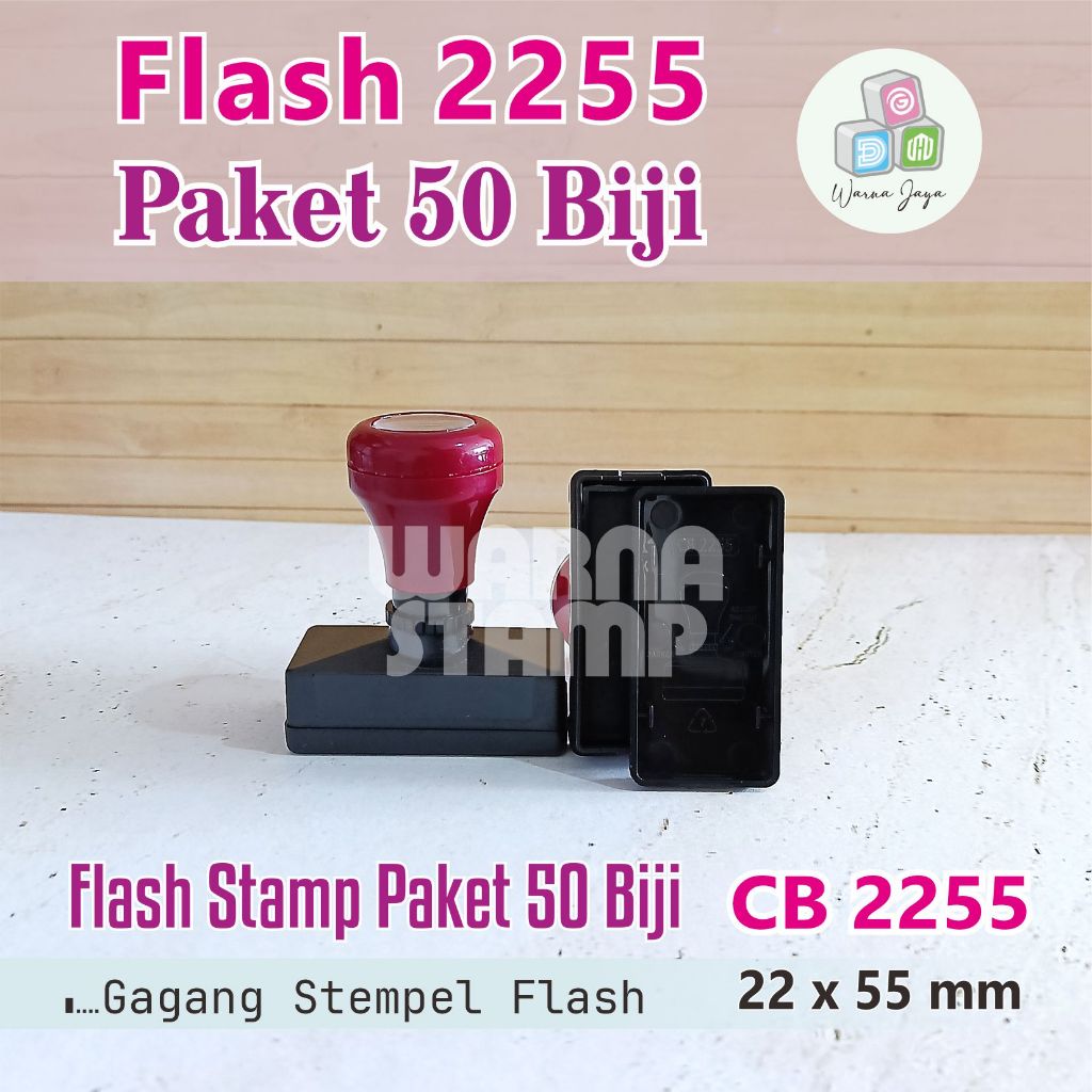 

Gagang Stempel Flash 2255 mm / Paket 50 Biji / Gagang Stamp Flash Persegi Panjang / Hanya Gagang Saja