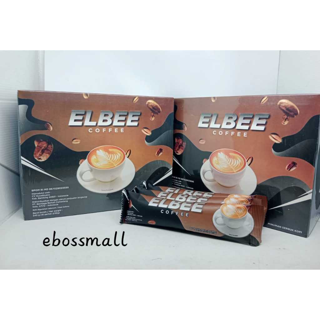 

[PROMO] ELBEE COFFEE HARGA 1 BOX ISI 10 PCS @30GR ASLI ORIGINAL.