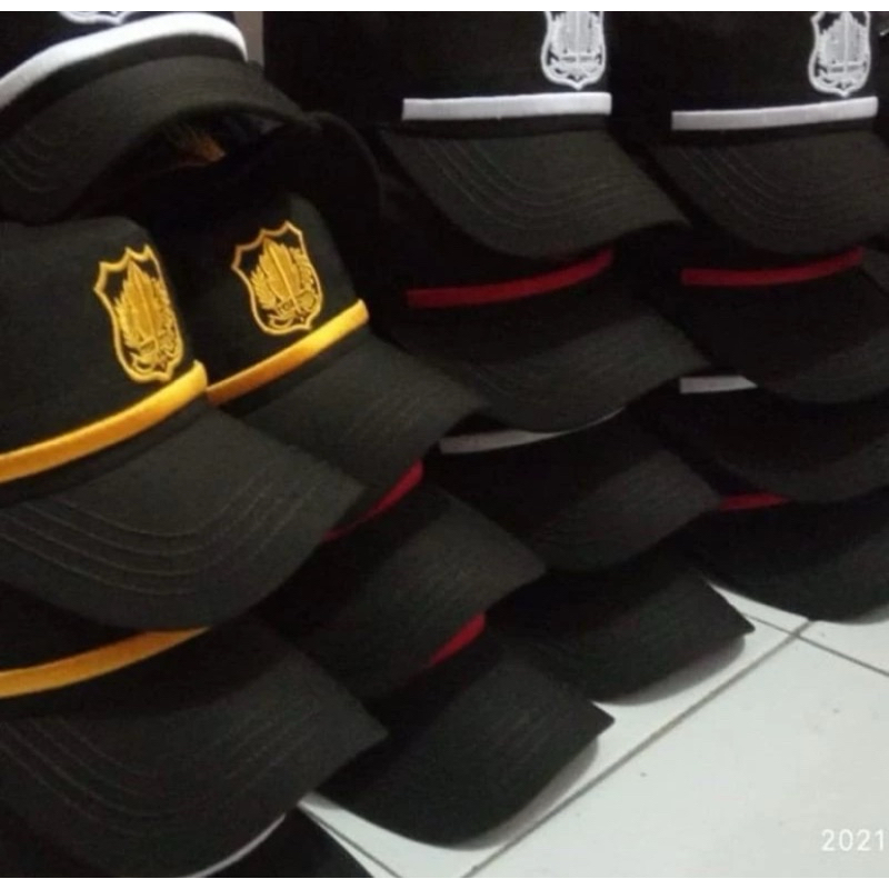 TOPI KOMANDO SECURITY / TOPI PET SATPAM / TOPI SATPAM TERBARU / TOPI COKLAT TUA TERBARU SATPAM / TOP
