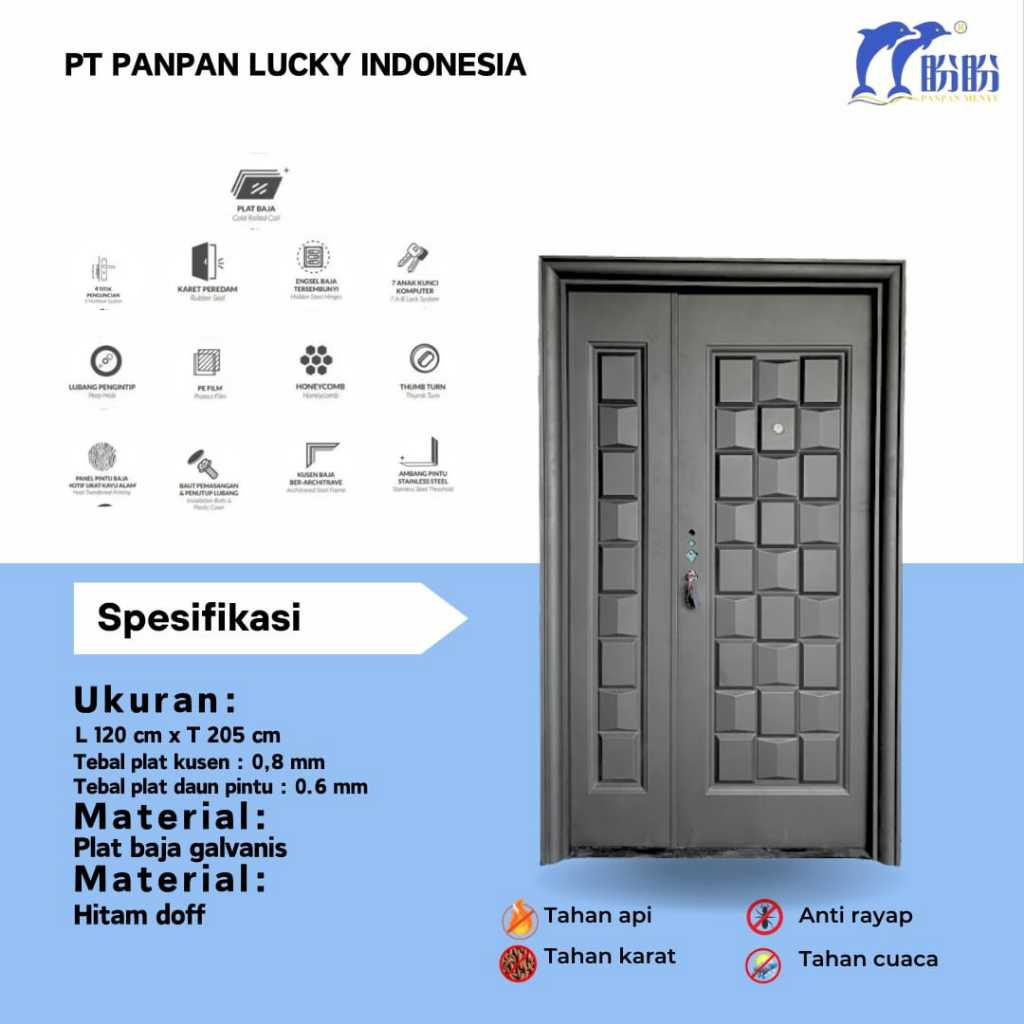 PINTU BAJA PANPAN/PINTU MOM&SON/PINTU BAJA/PINTU UTAMA