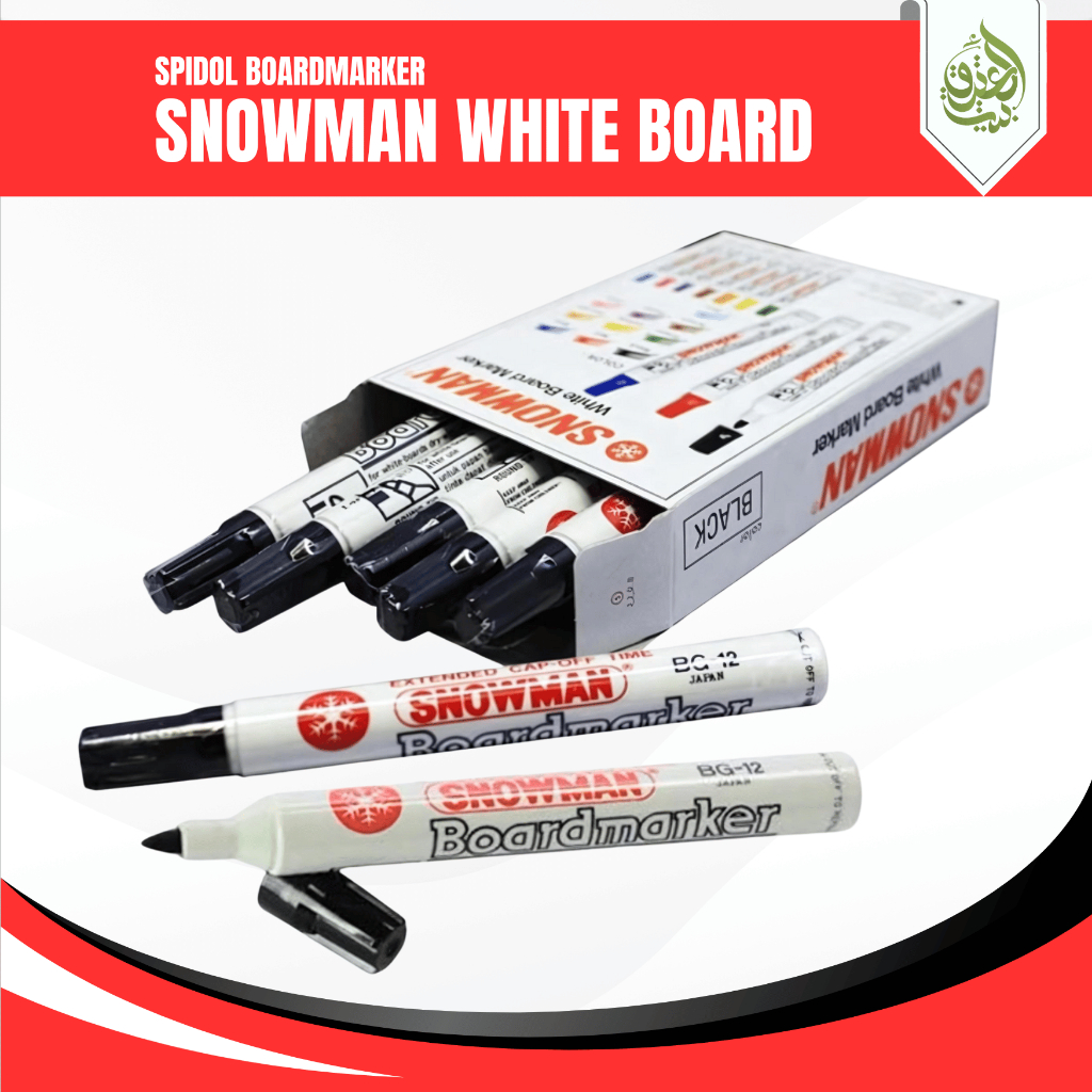 

Spidol Snowman BoardMarker White Board BG-12 | Spidol Papan Tulis [PCS]