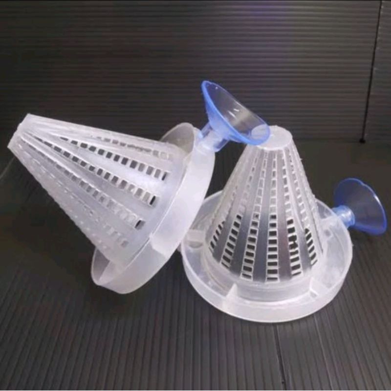 Corong pendek Tempat cacing sutra (casut), cacing beku