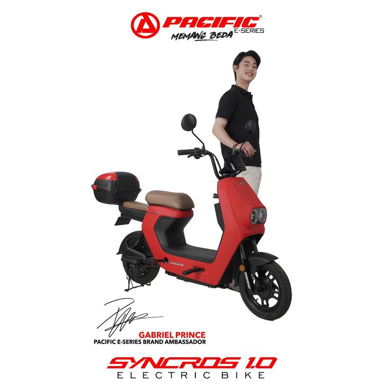 SEPEDA LISTRIK PACIFIC SYNCROS 1.0 ELEKTRIK BIKE POWER 500 WATT KUAT TANJAKAN