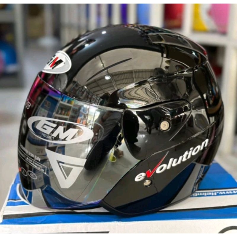 Helm helem GM EVOLUTION DEWASA warna hitam