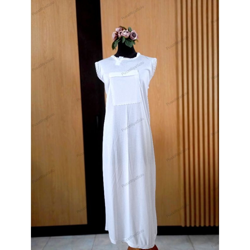 Kaos Kantong Depan Haji & Umroh Long Dress Wanita