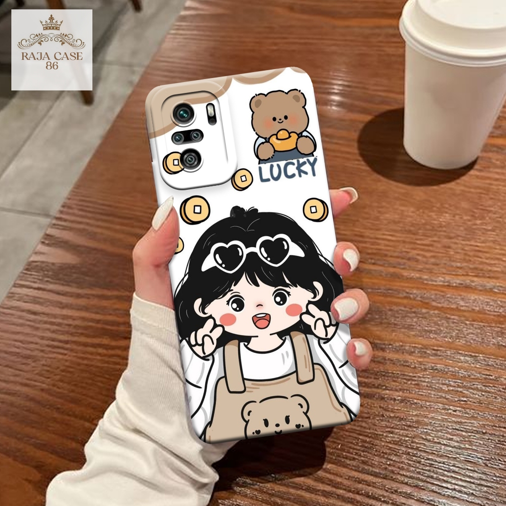 Case Xiaomi Redmi Note 10s - Rajacase - Casing Redmi Note 10s - Motif case Cartoon- Pelindung handph